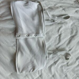 Aerie Ivory Ribbed Bralette